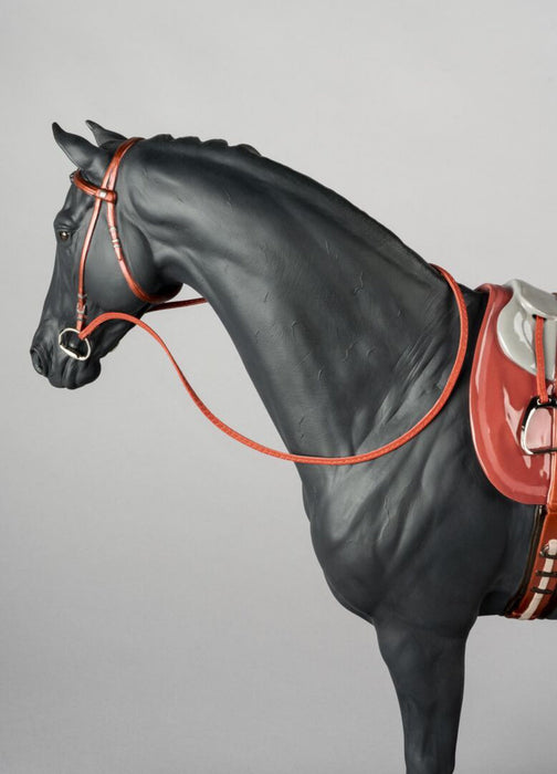 Lladro English Purebred Horse Sculpture