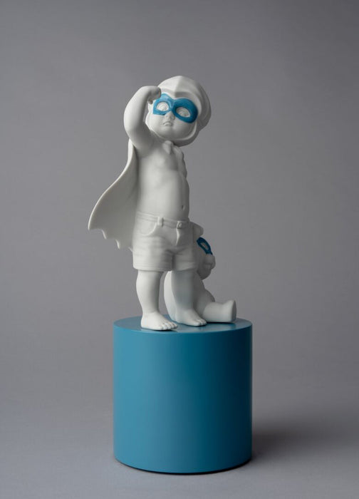 Lladro I have Super Powers Baby Boy Figurine