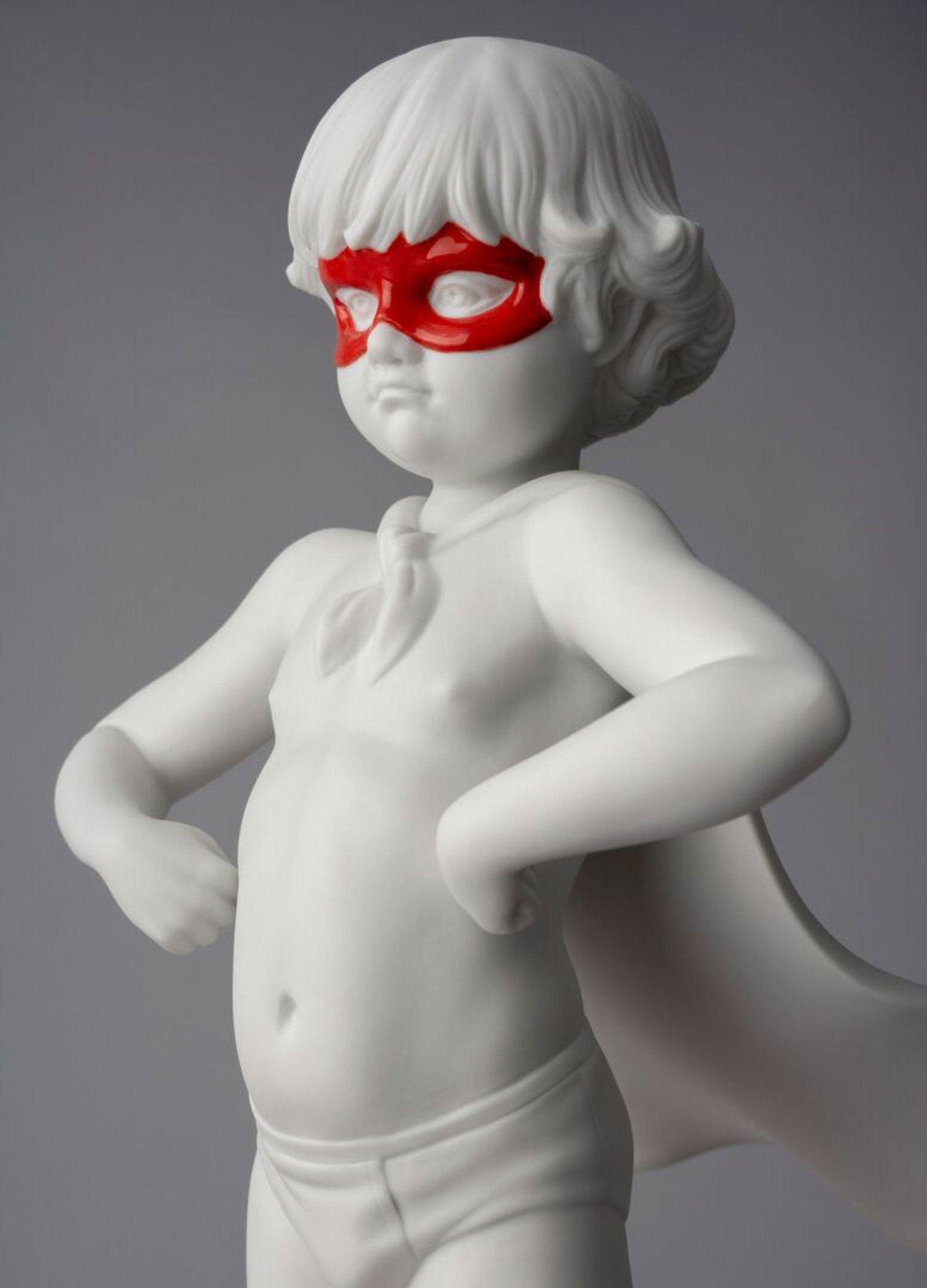 Lladro Hero to rescue Boy Figurine