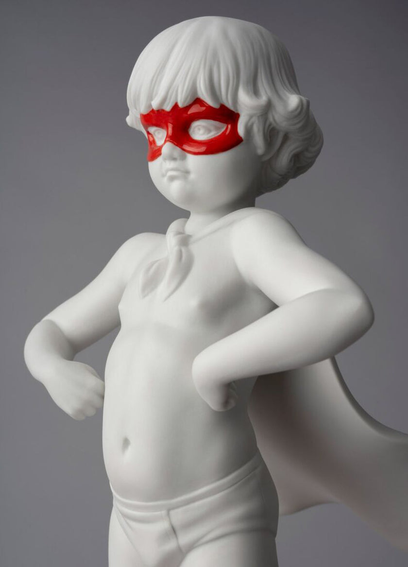 Lladro Hero to rescue Boy Figurine