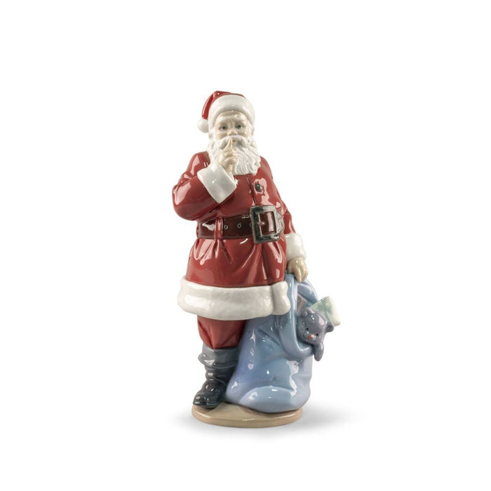 Lladro Santa Is Here Figurine