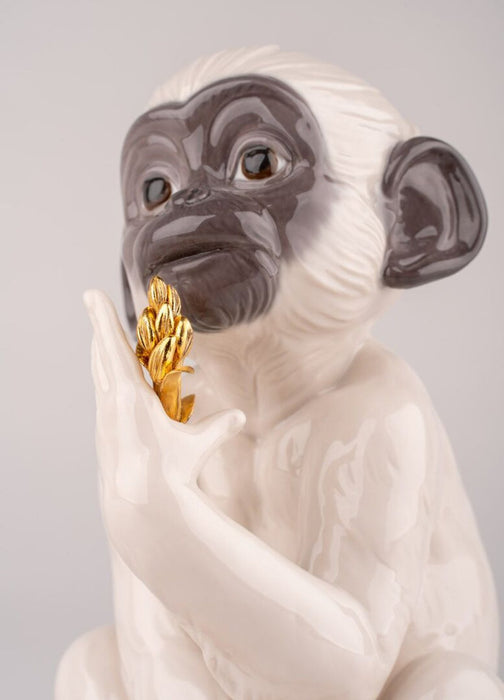Lladro Little Monkey Figurine