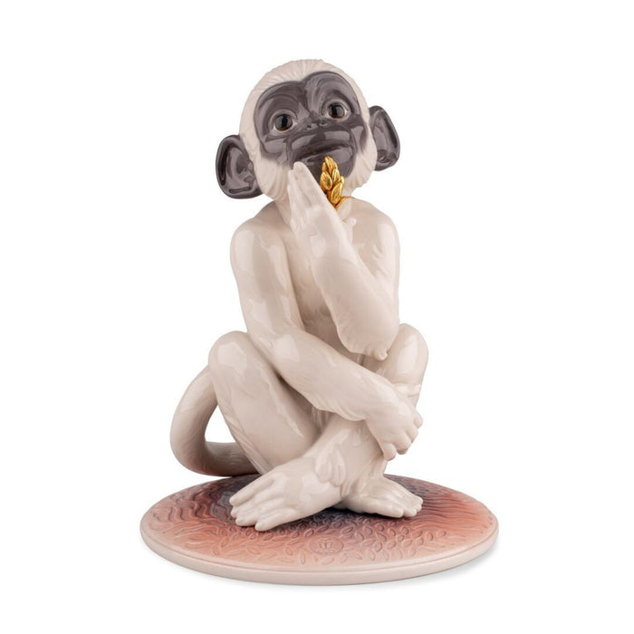 Lladro Little Monkey Figurine