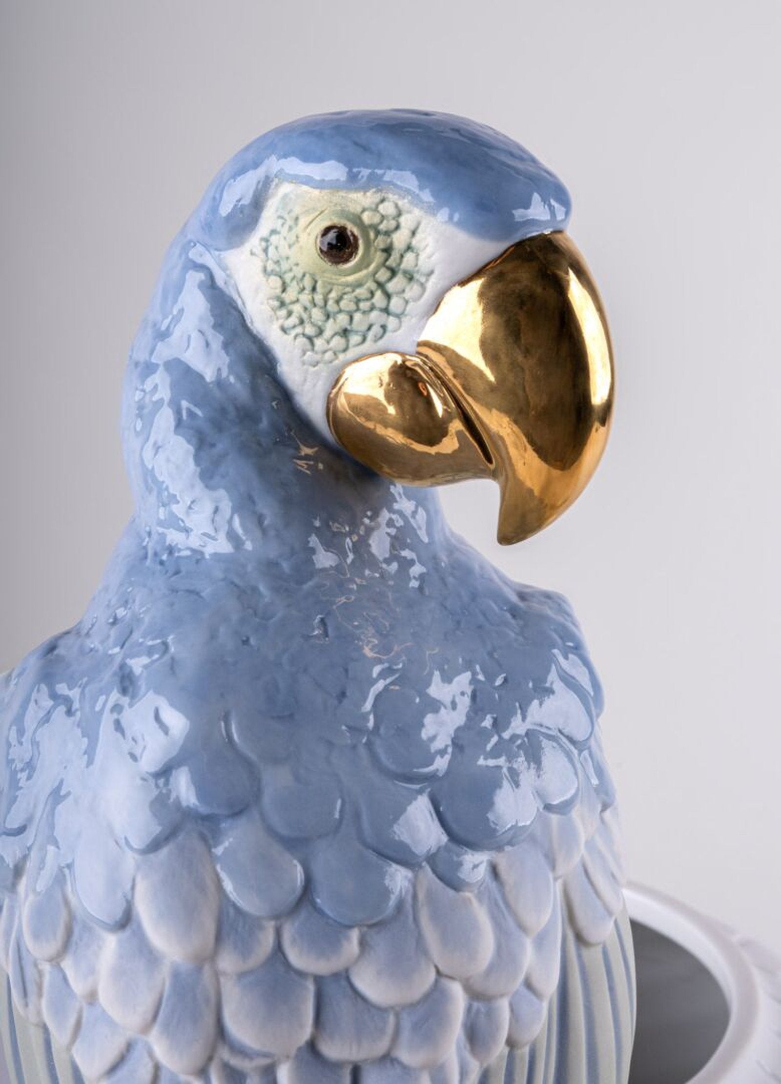 Lladro Macaw Bird Vase