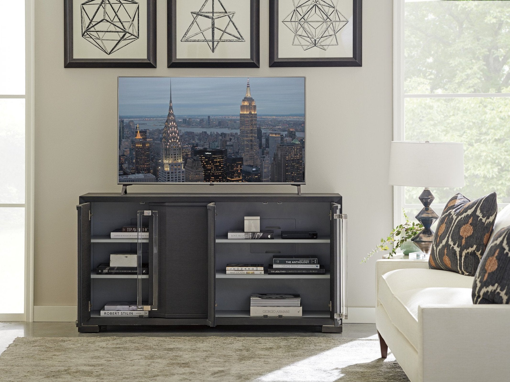 Sligh Studio Designs Anthology Linen Long Media Console