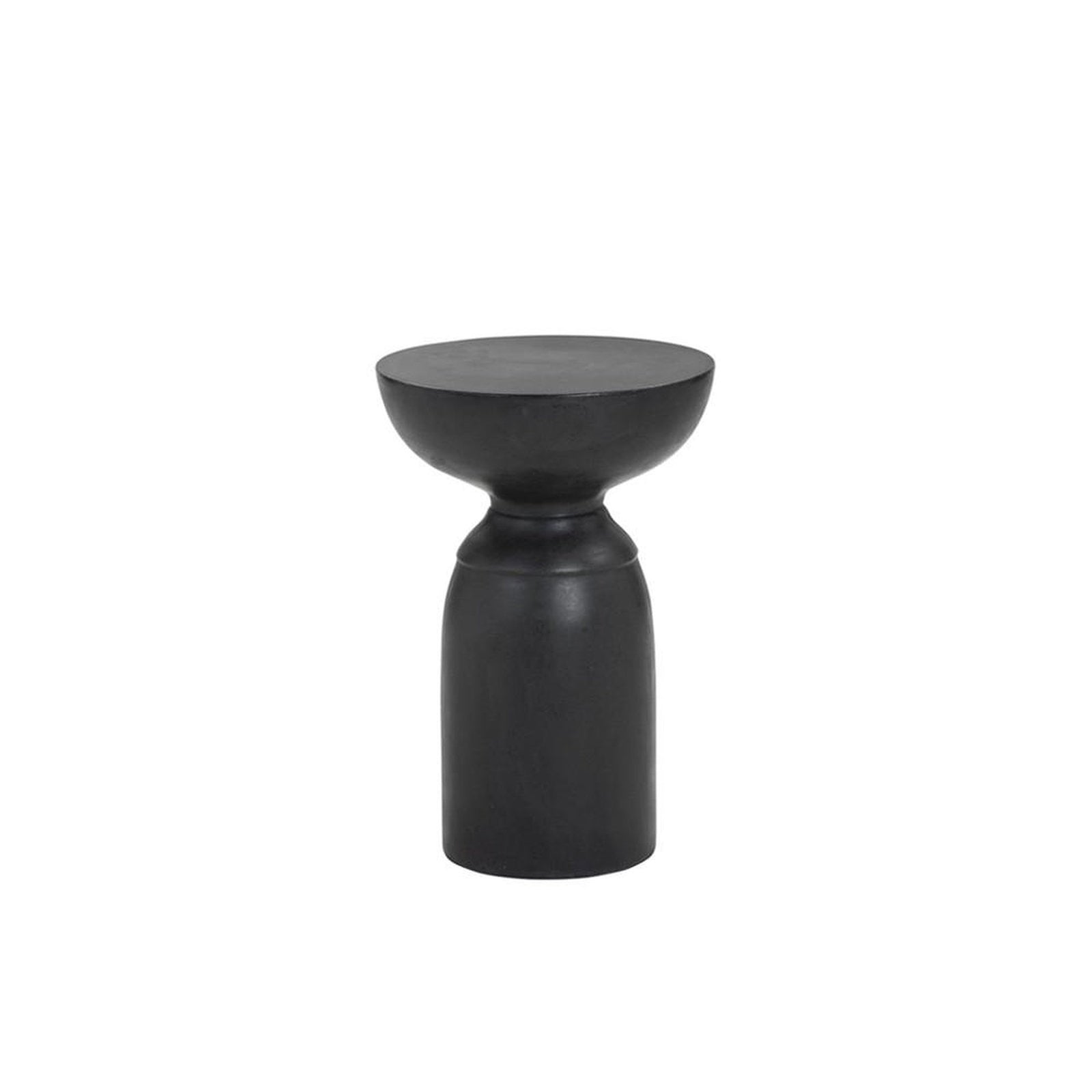 Sunpan Goya End Table Concrete - Black
