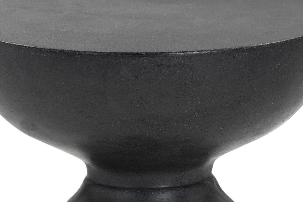 Sunpan Goya End Table Concrete - Black