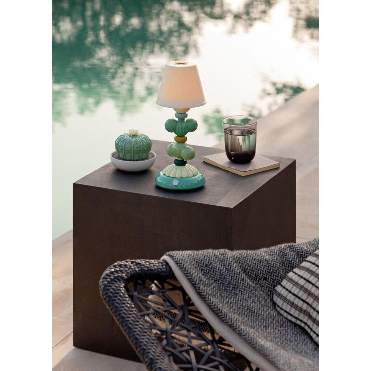 Lladro Cactus Firefly Table Lamp