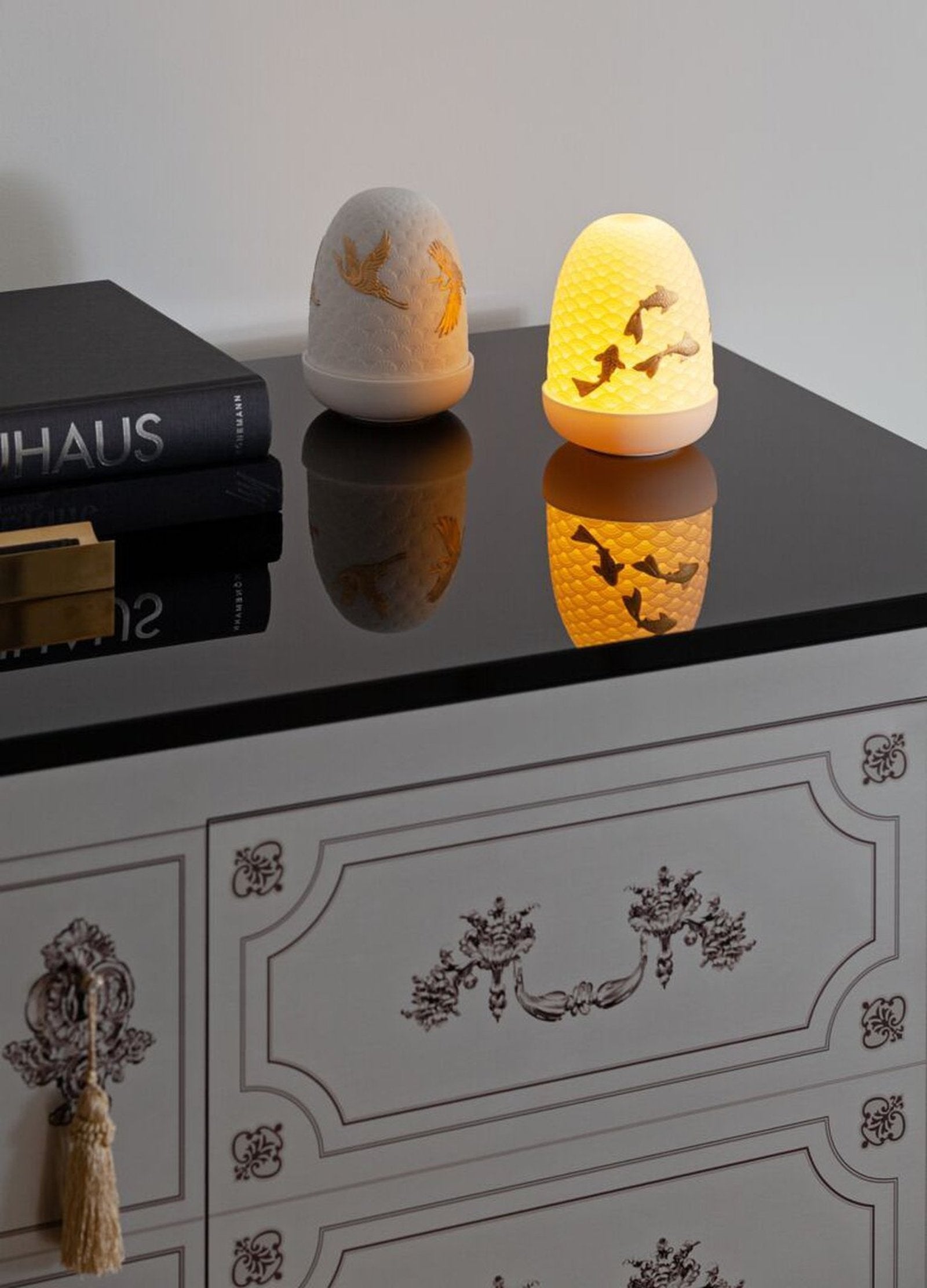 Lladro Koi Dome Table Lamp