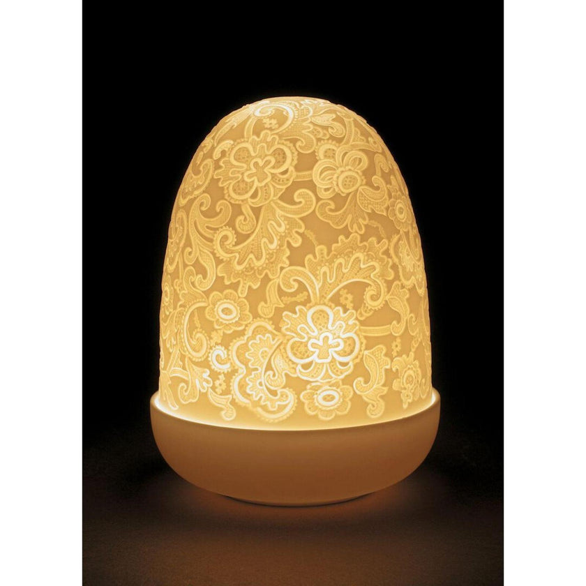 Lladro Lace Dome Table Lamp