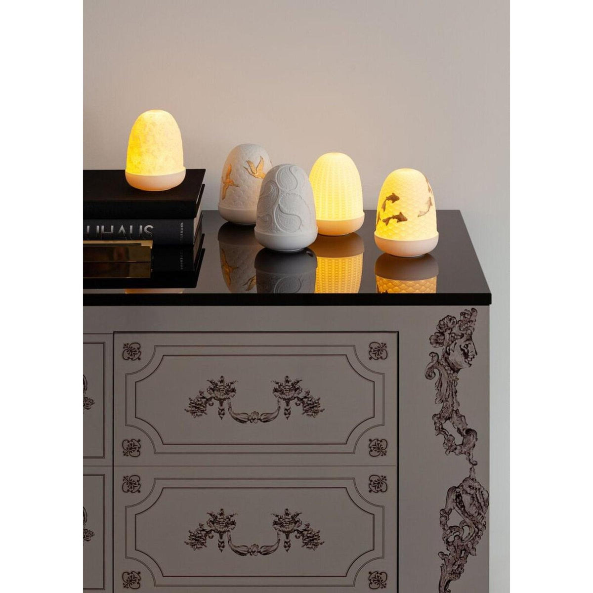 Lladro Lace Dome Table Lamp