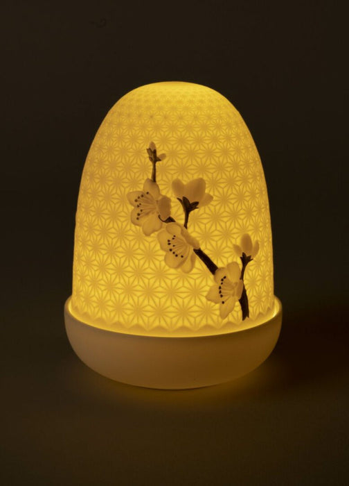 Lladro Cherry Blossoms Dome Table Lamp