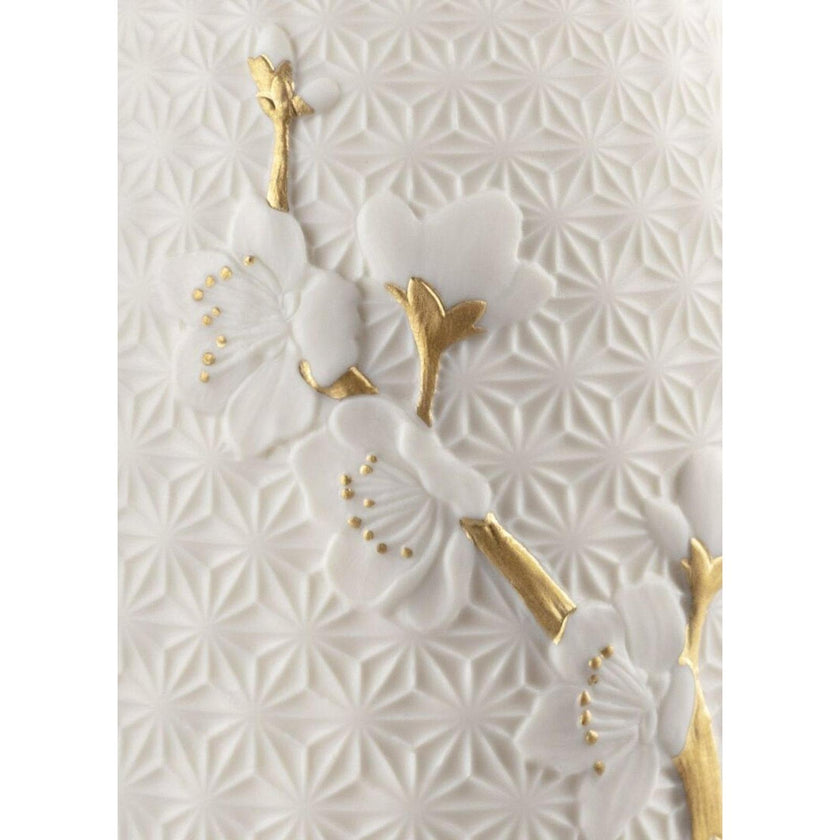 Lladro Cherry Blossoms Dome Table Lamp
