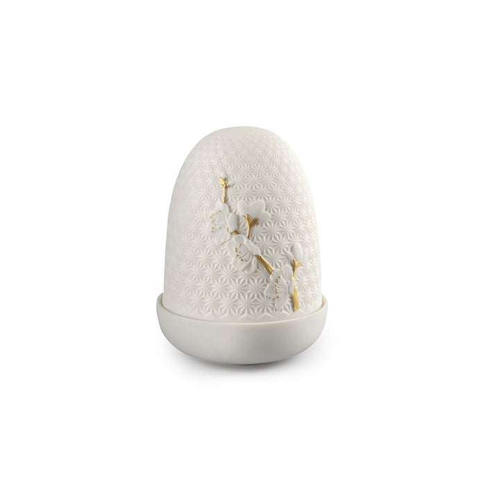 Lladro Cherry Blossoms Dome Table Lamp