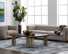 Sunpan Caitlin Sofa - Hemingway Silver Clearance
