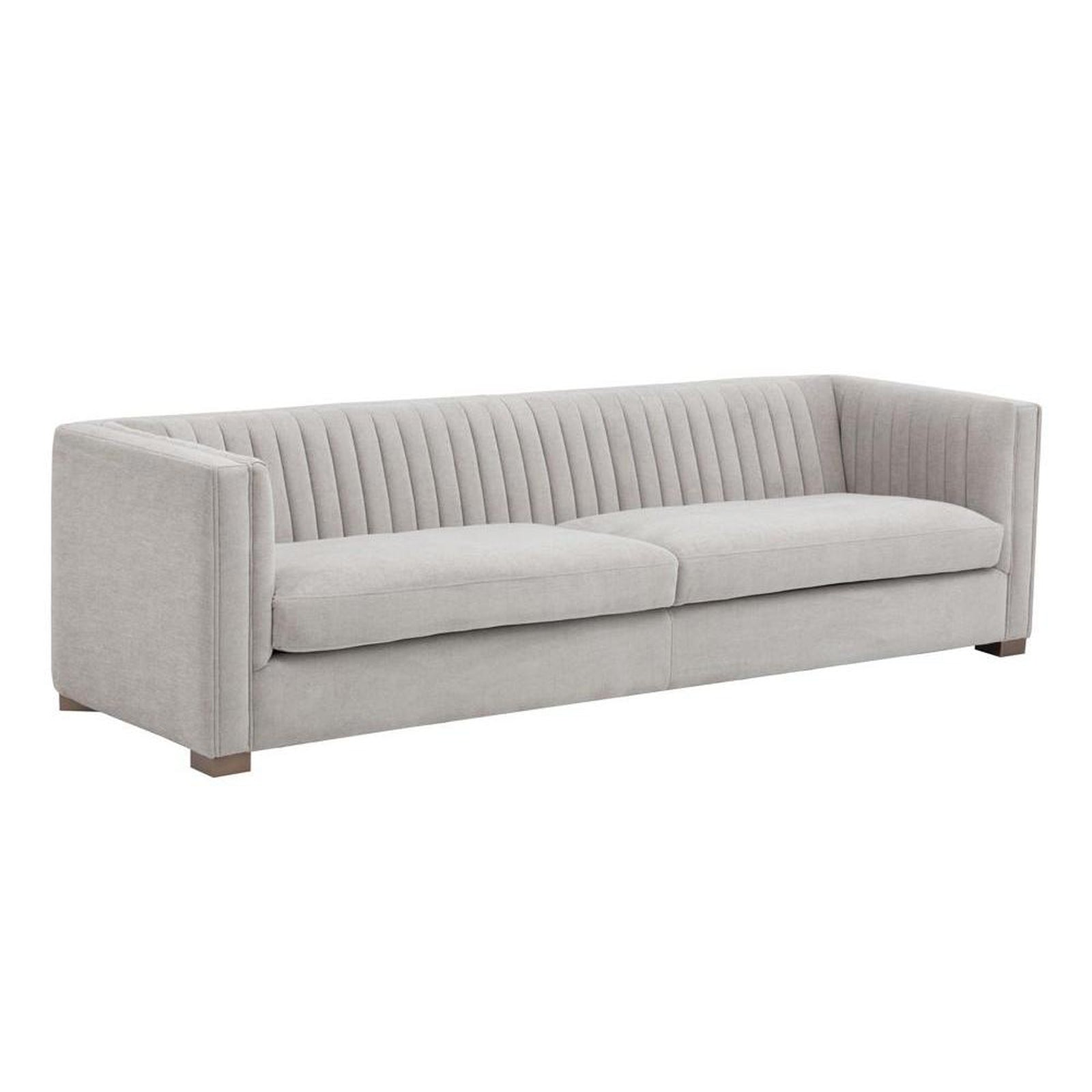 Sunpan Caitlin Sofa - Hemingway Silver Clearance