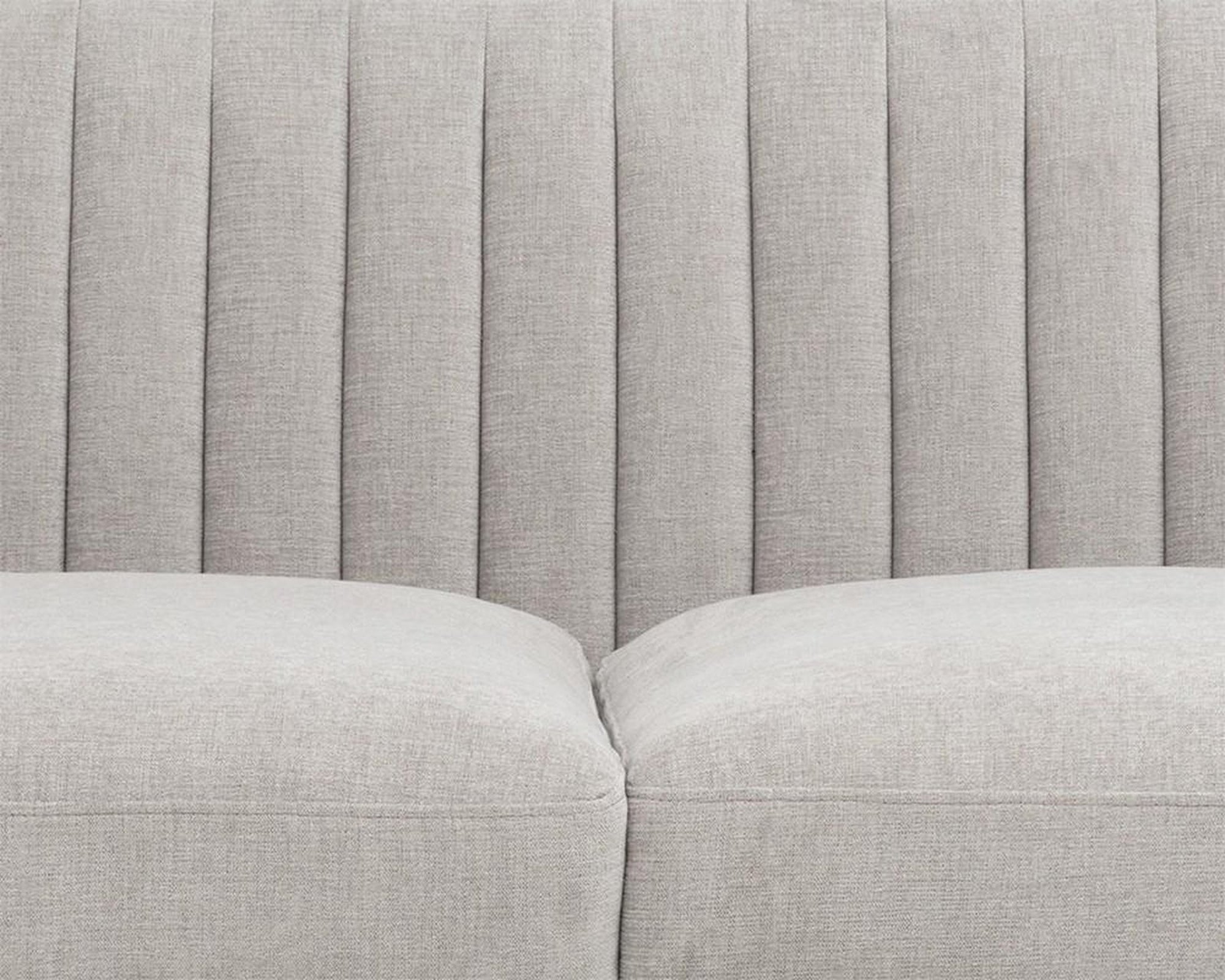 Sunpan Caitlin Sofa - Hemingway Silver Clearance