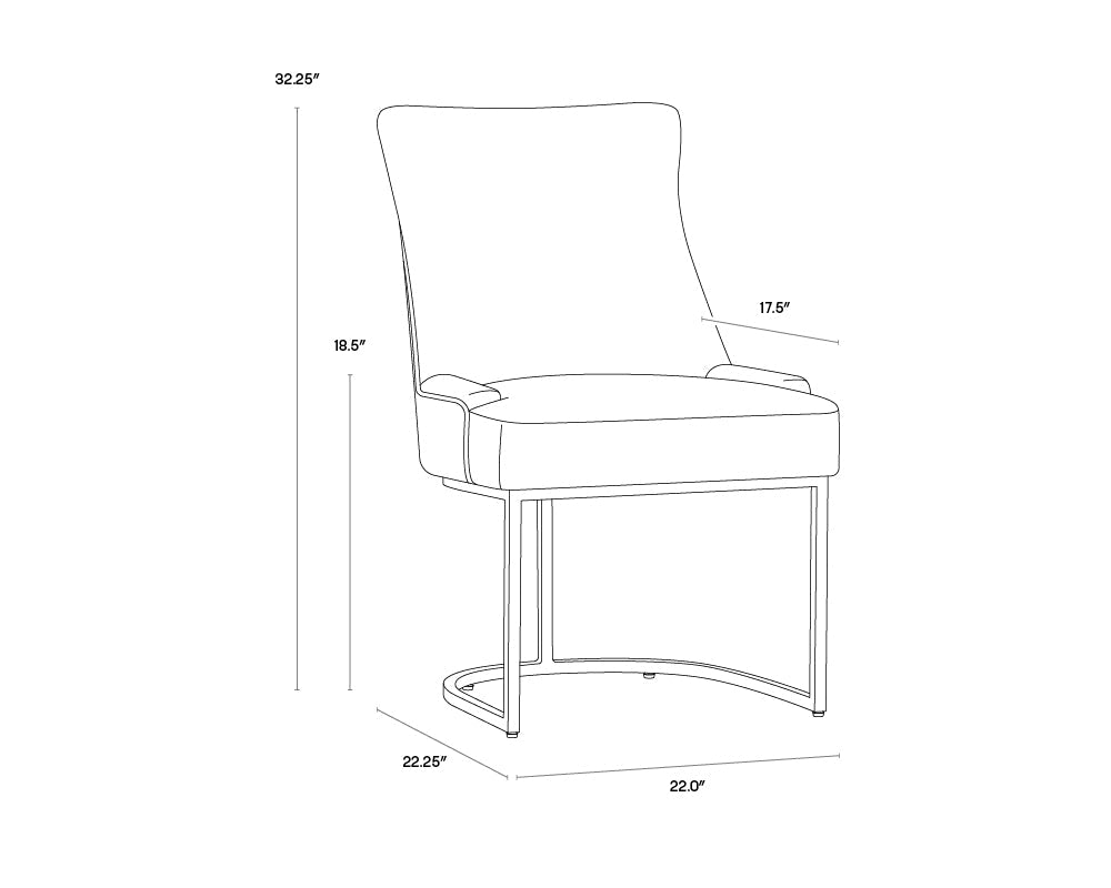 Sunpan Florence Dining Chair - Set of 2