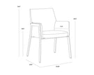 Sunpan Bernadette Dining Armchair