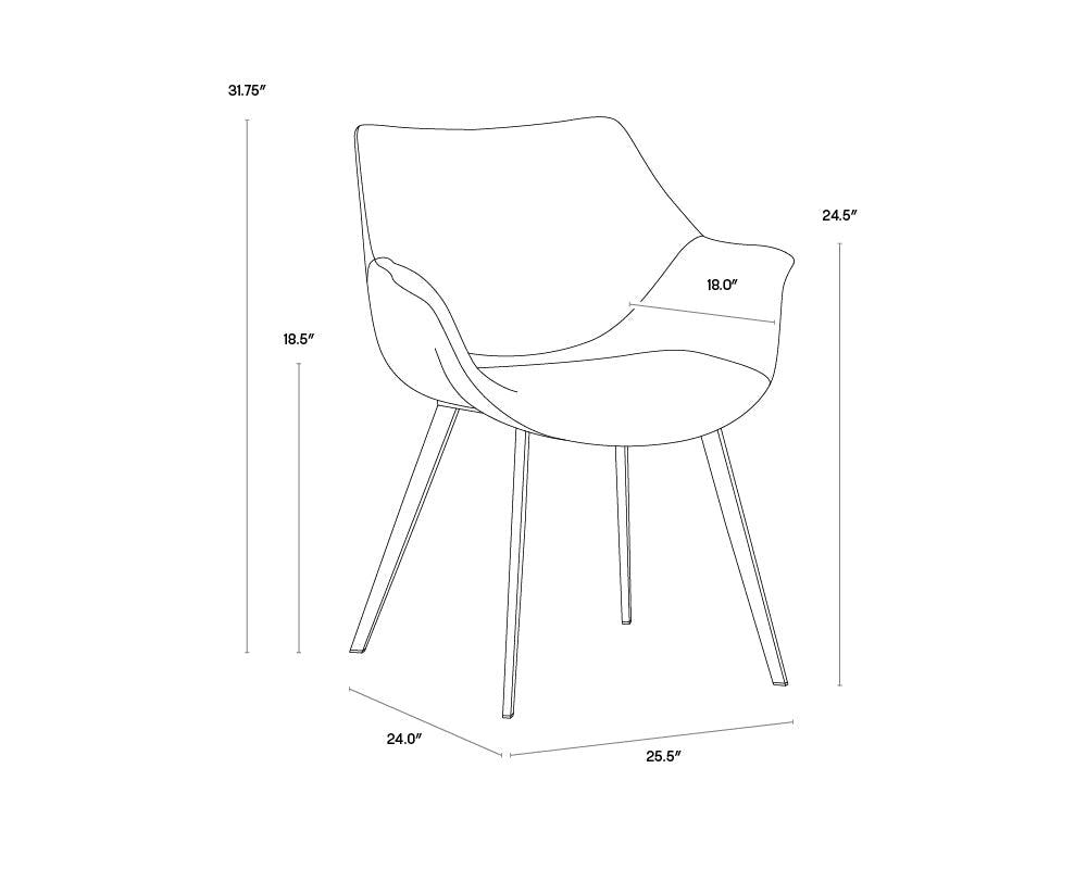 Sunpan Mason Dining Chair DSC