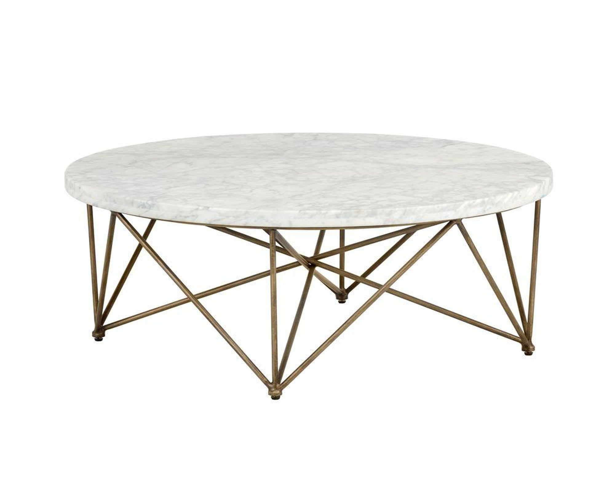 Sunpan Round Skyy Coffee Table DSC
