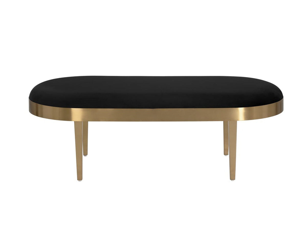 Sunpan Jolie Bench - Black Sky