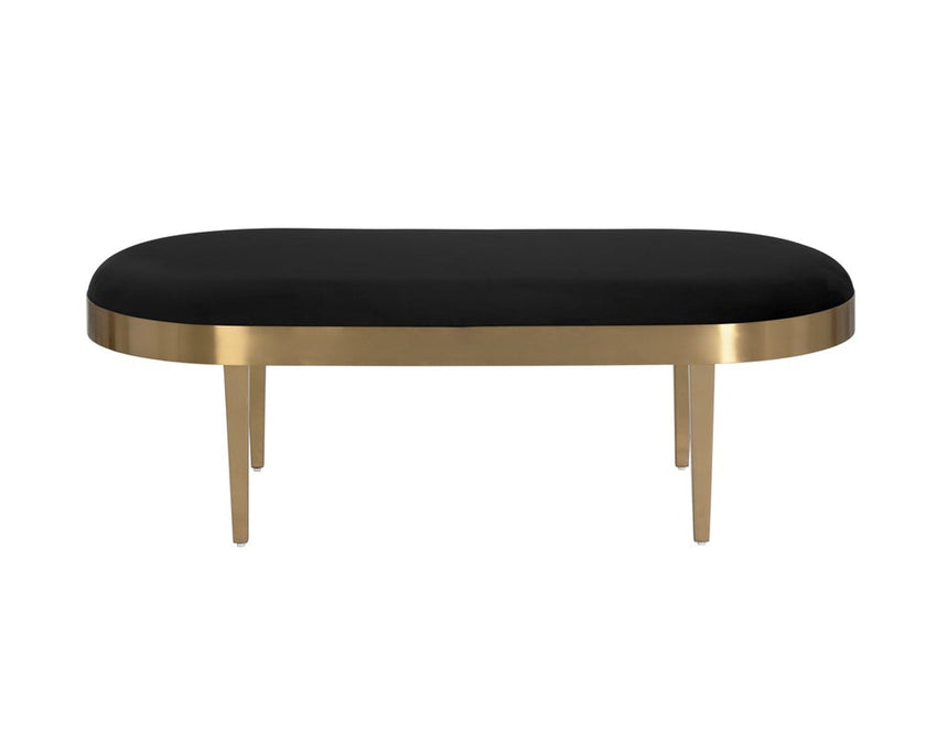 Sunpan Jolie Bench - Black Sky