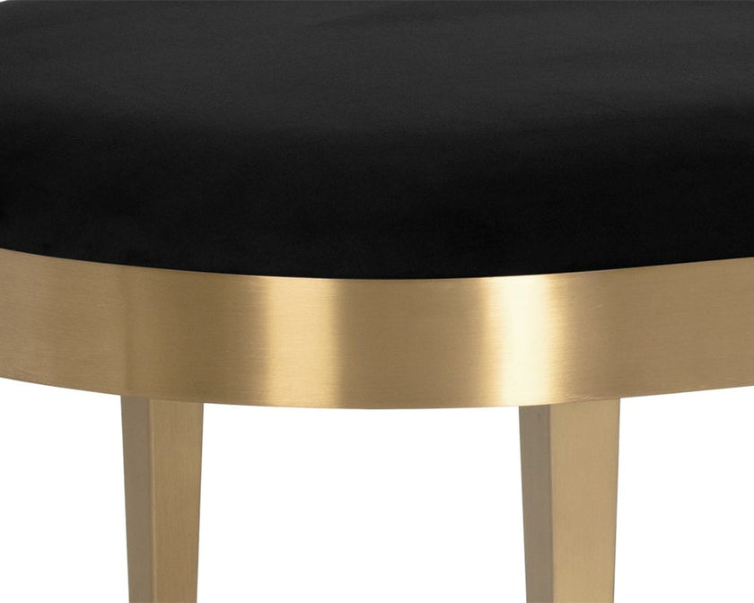 Sunpan Jolie Bench - Black Sky
