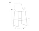 Sunpan Cal Barstool - Set of 2