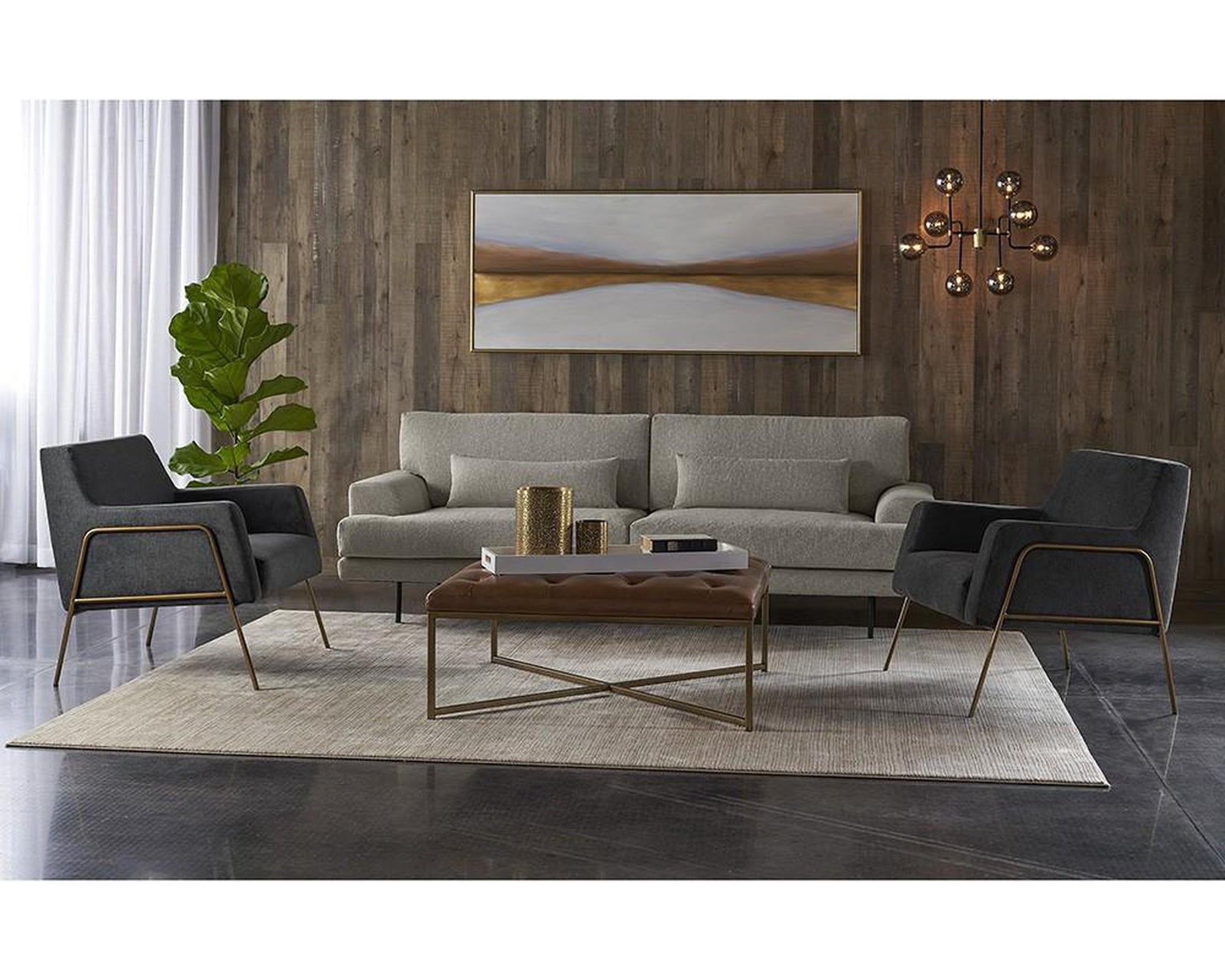Sunpan Endall Ottoman