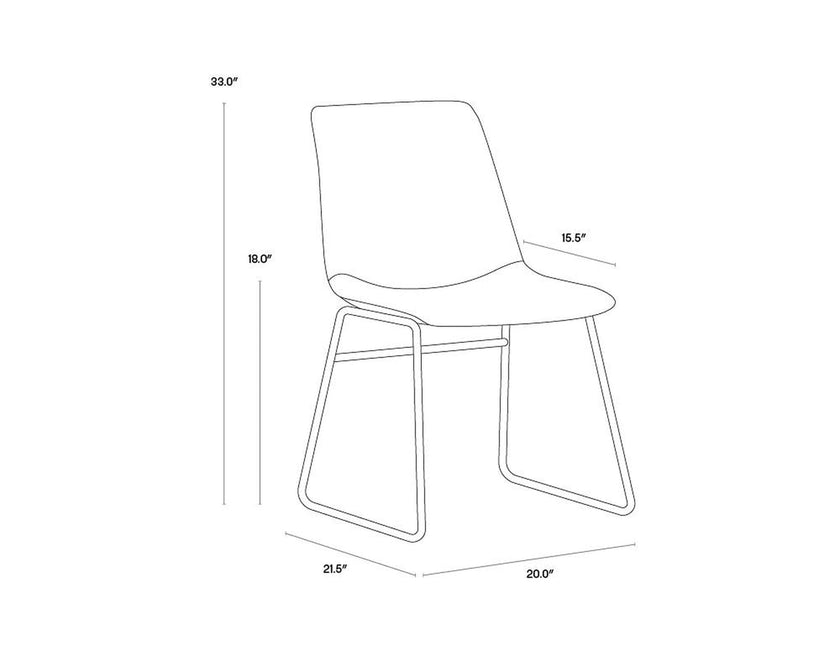 Sunpan Cal Dining Chair, Set of 2