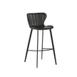 Sunpan Arabella Barstool - Bravo Portabella / Polo Club Kohl Grey