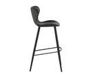 Sunpan Arabella Barstool - Bravo Portabella / Polo Club Kohl Grey