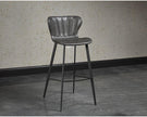 Sunpan Arabella Barstool - Bravo Portabella / Polo Club Kohl Grey
