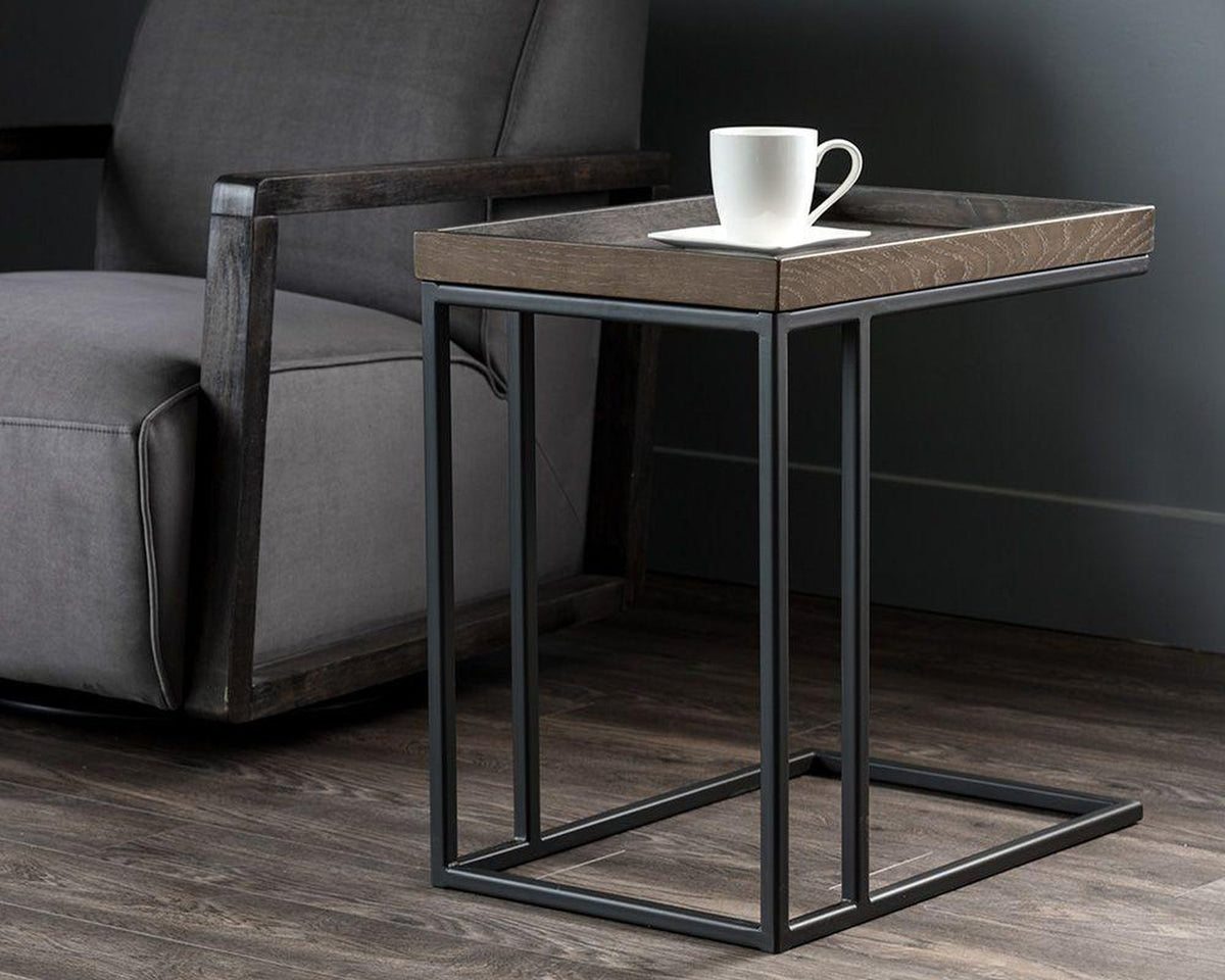 Sunpan Arden C-Shaped End Table