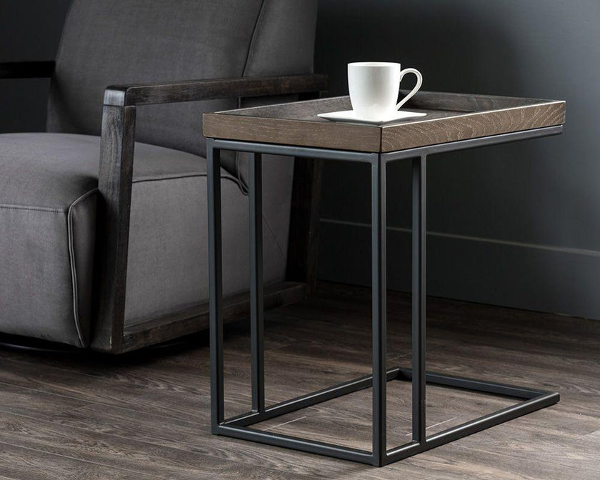 Sunpan Arden C-Shaped End Table