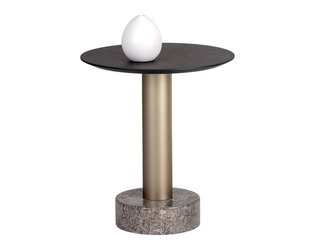 Sunpan Gold Monaco End Table