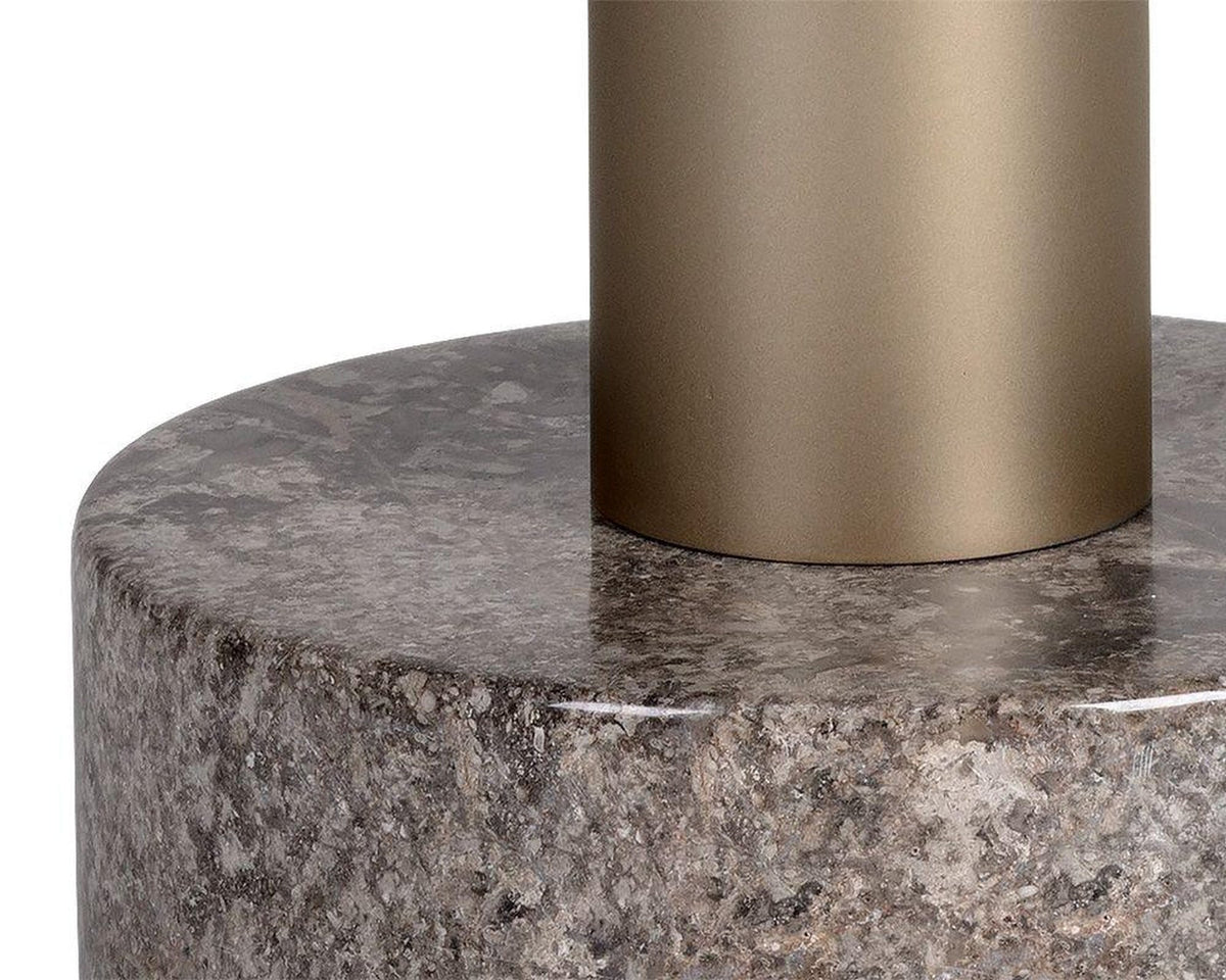 Sunpan Gold Monaco End Table