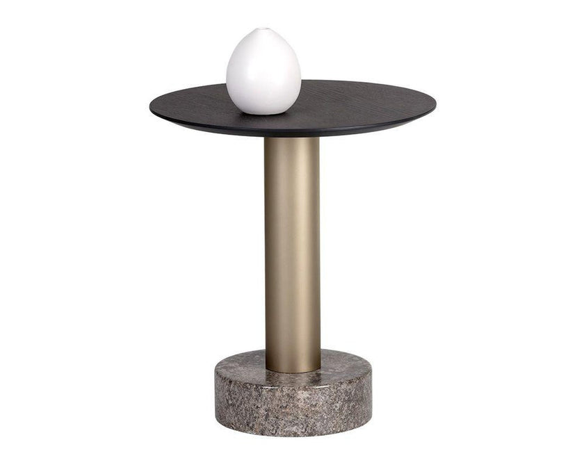 Sunpan Gold Monaco End Table
