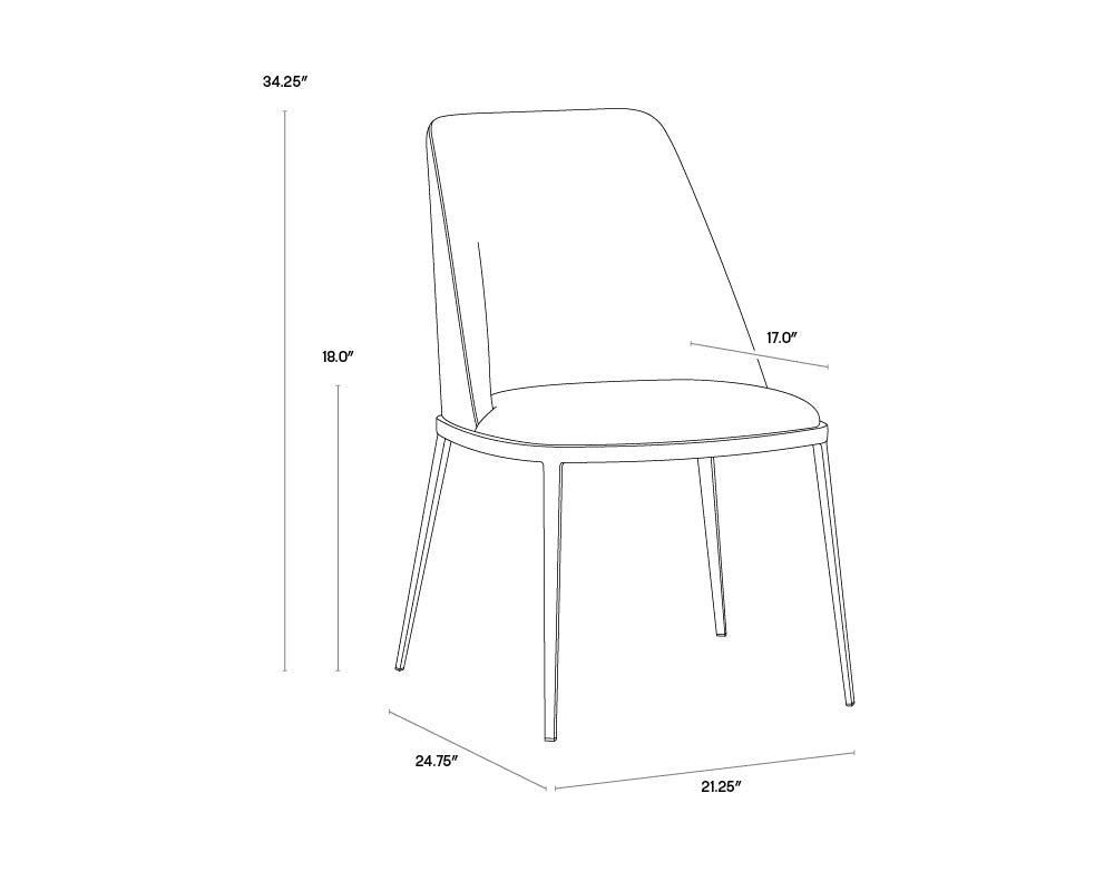 Sunpan Dover Dining Chair, Set of 2 Clearance