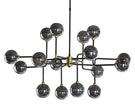 Sunpan Deimos Chandelier - Large - Smoke Grey