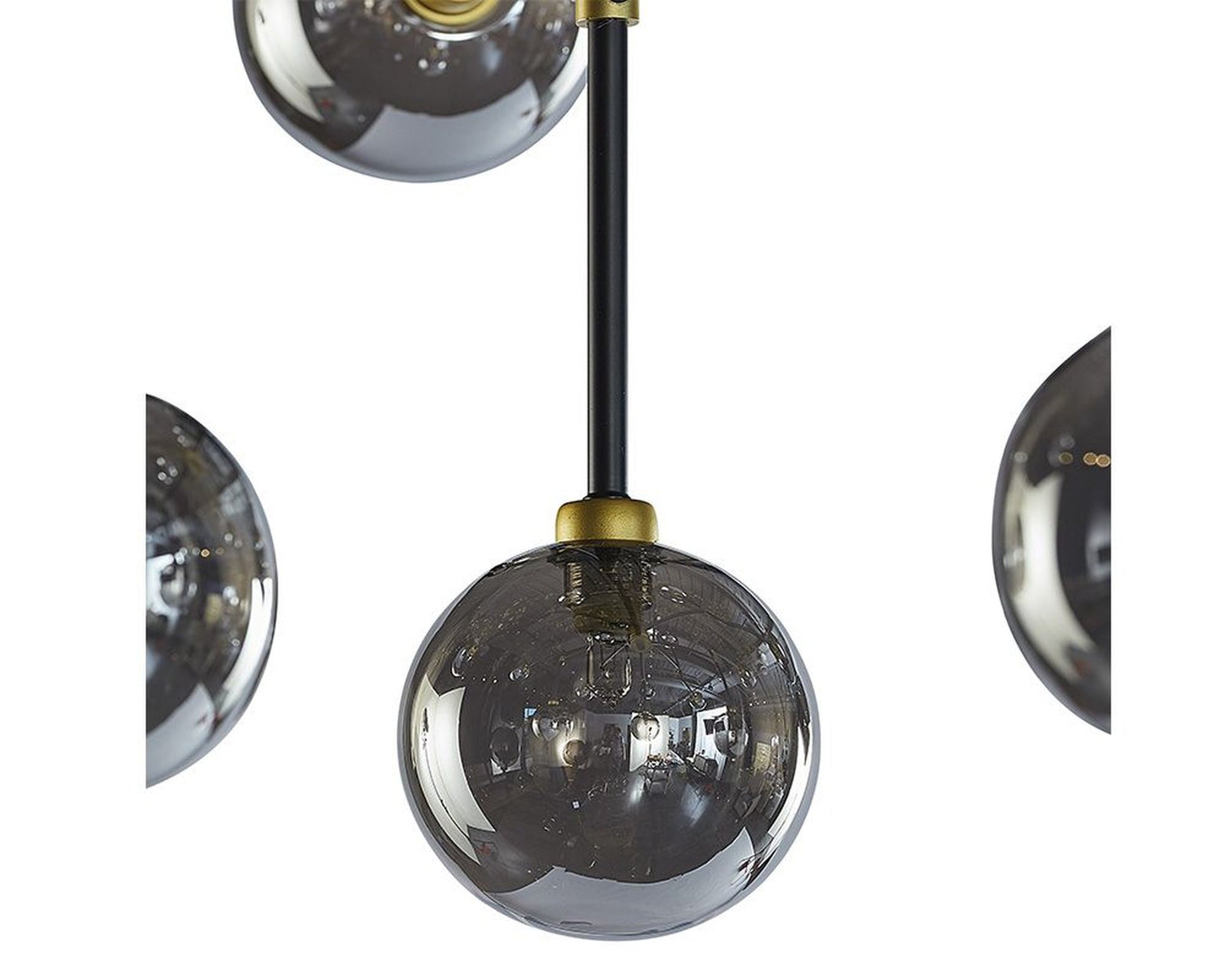 Sunpan Deimos Chandelier - Large - Smoke Grey