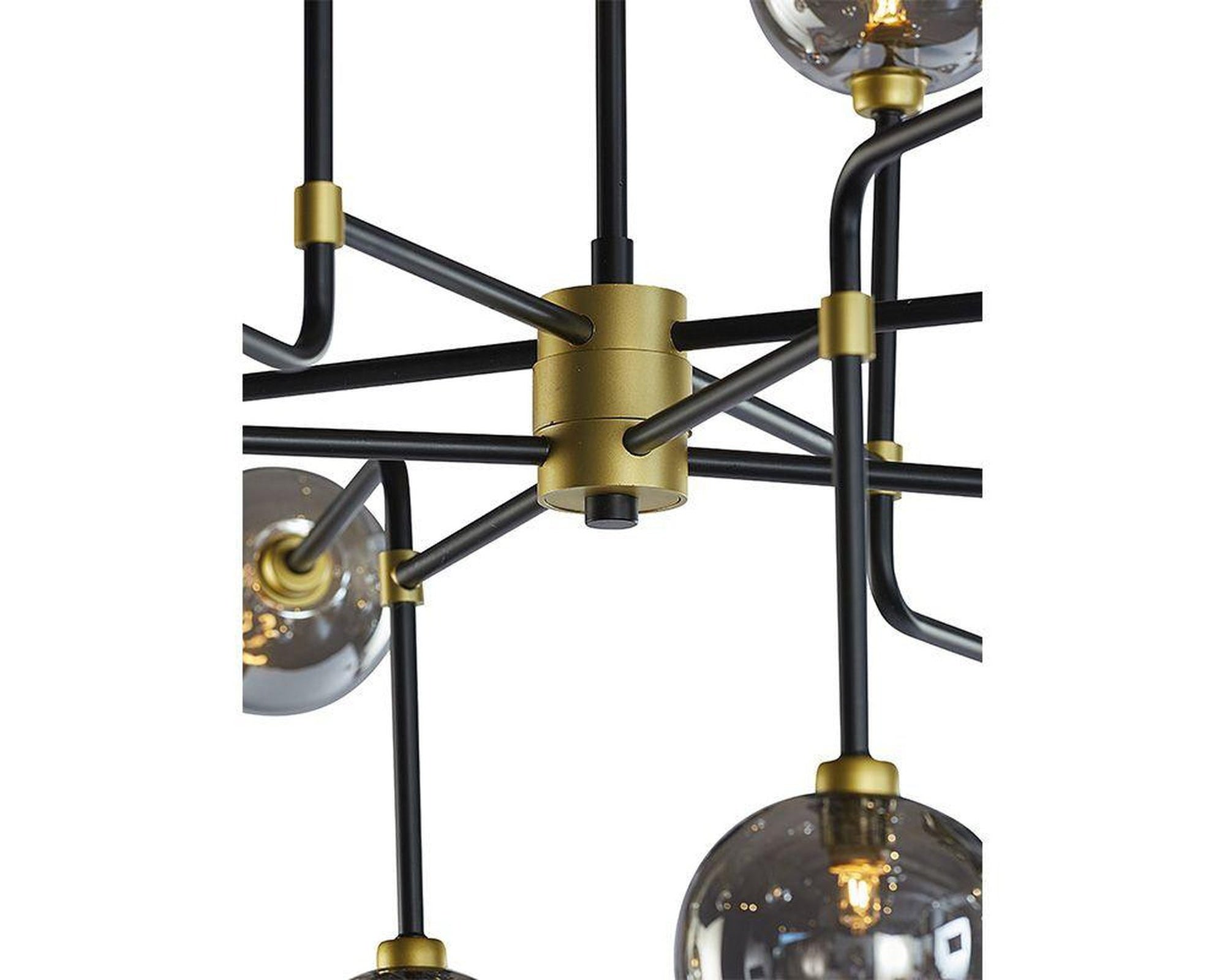 Sunpan Deimos Chandelier - Large - Smoke Grey