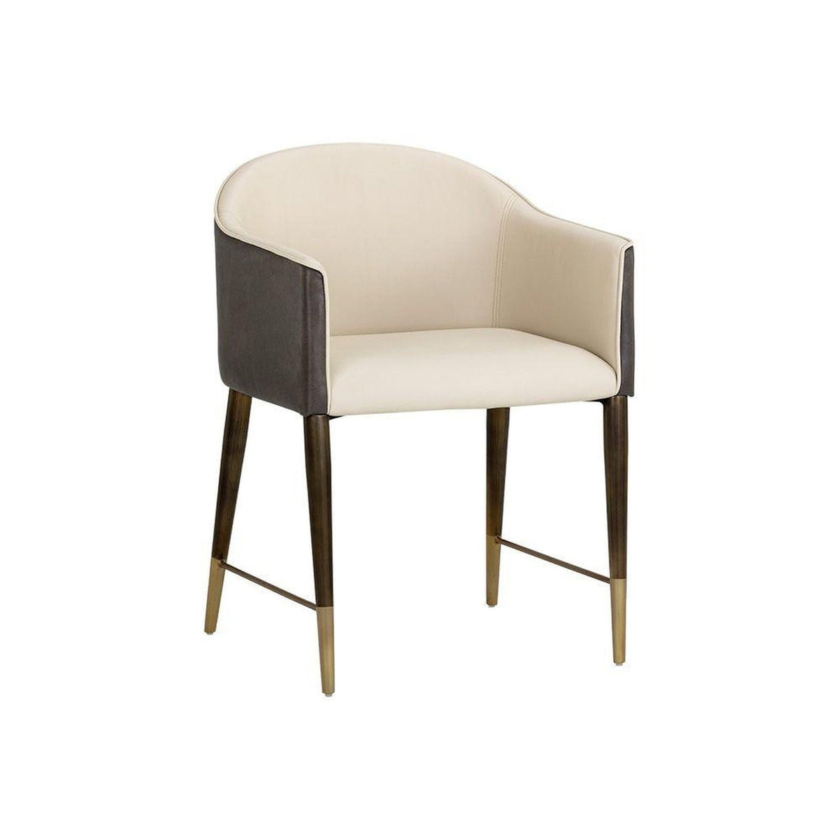 Sunpan Kylin Chair - Dillon Cream / Bravo Ash
