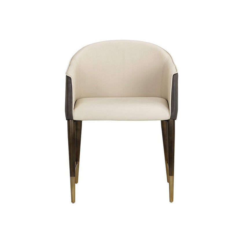 Sunpan Kylin Chair - Dillon Cream / Bravo Ash