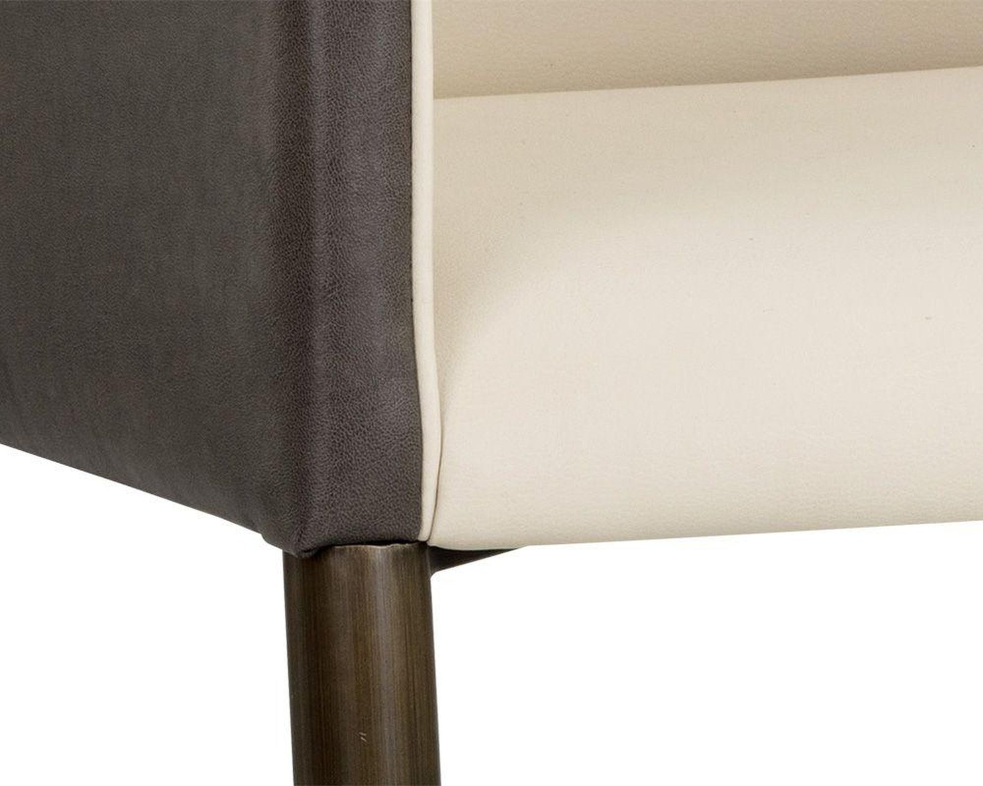 Sunpan Kylin Chair - Dillon Cream / Bravo Ash