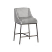 Sunpan Dalary Counter Stool - Bravo Metal / Polo Club Stone