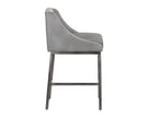 Sunpan Dalary Counter Stool - Bravo Metal / Polo Club Stone