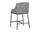 Sunpan Dalary Counter Stool - Bravo Metal / Polo Club Stone