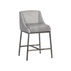 Sunpan Dalary Counter Stool - Bravo Metal / Polo Club Stone